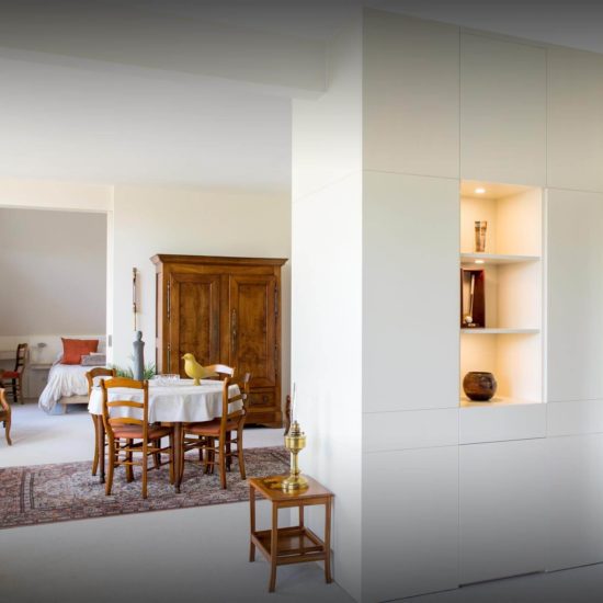 Aménagement d'intérieur d'un salon à Strasbourg contemporain et moderne