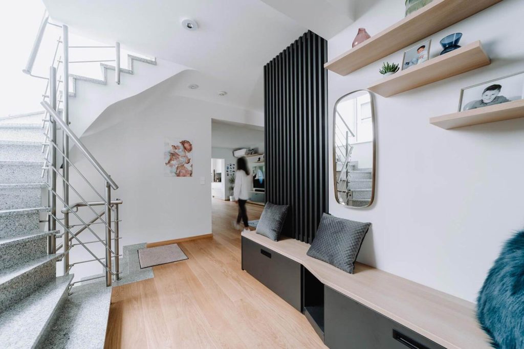 Aménagement de l'entrée d'une maison à Vendenheimv