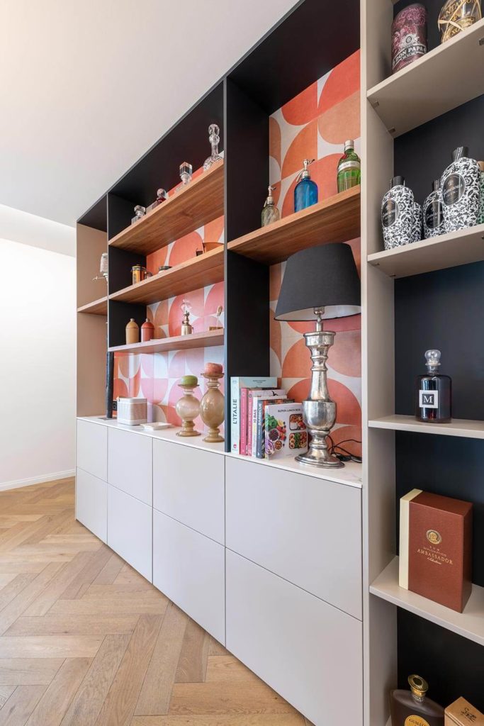 Meuble TV bibliothèque sur mesure recto verso à Vendenheim