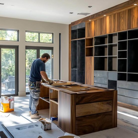 Aménagement d'intérieur avec pose par menuisier qualifié à Strasbourg