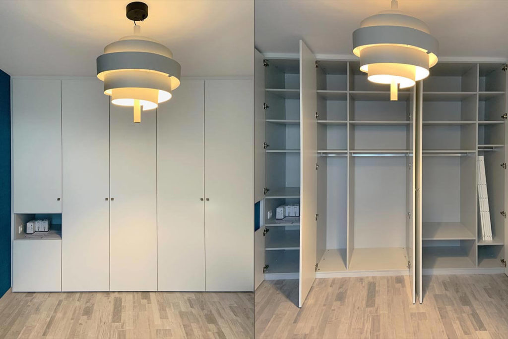 Dressing sur mesure réalisé à Strasbourg par BeHome